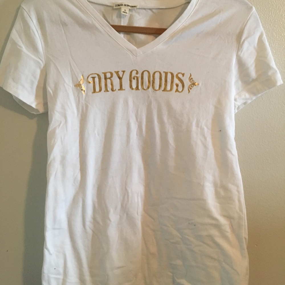 WHITE DRY GOODS SHIRT